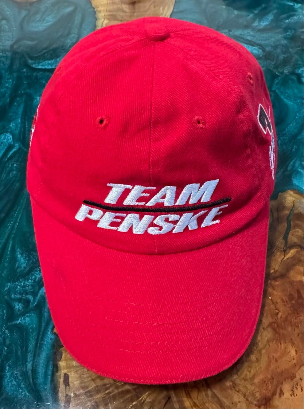 Team Penske Red Adjustable Strap Hat #3 & #6